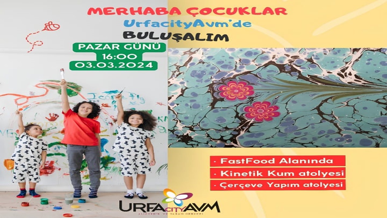 ÇOCUKLAR İÇİN KUM ATOLYESİ YAPIMI